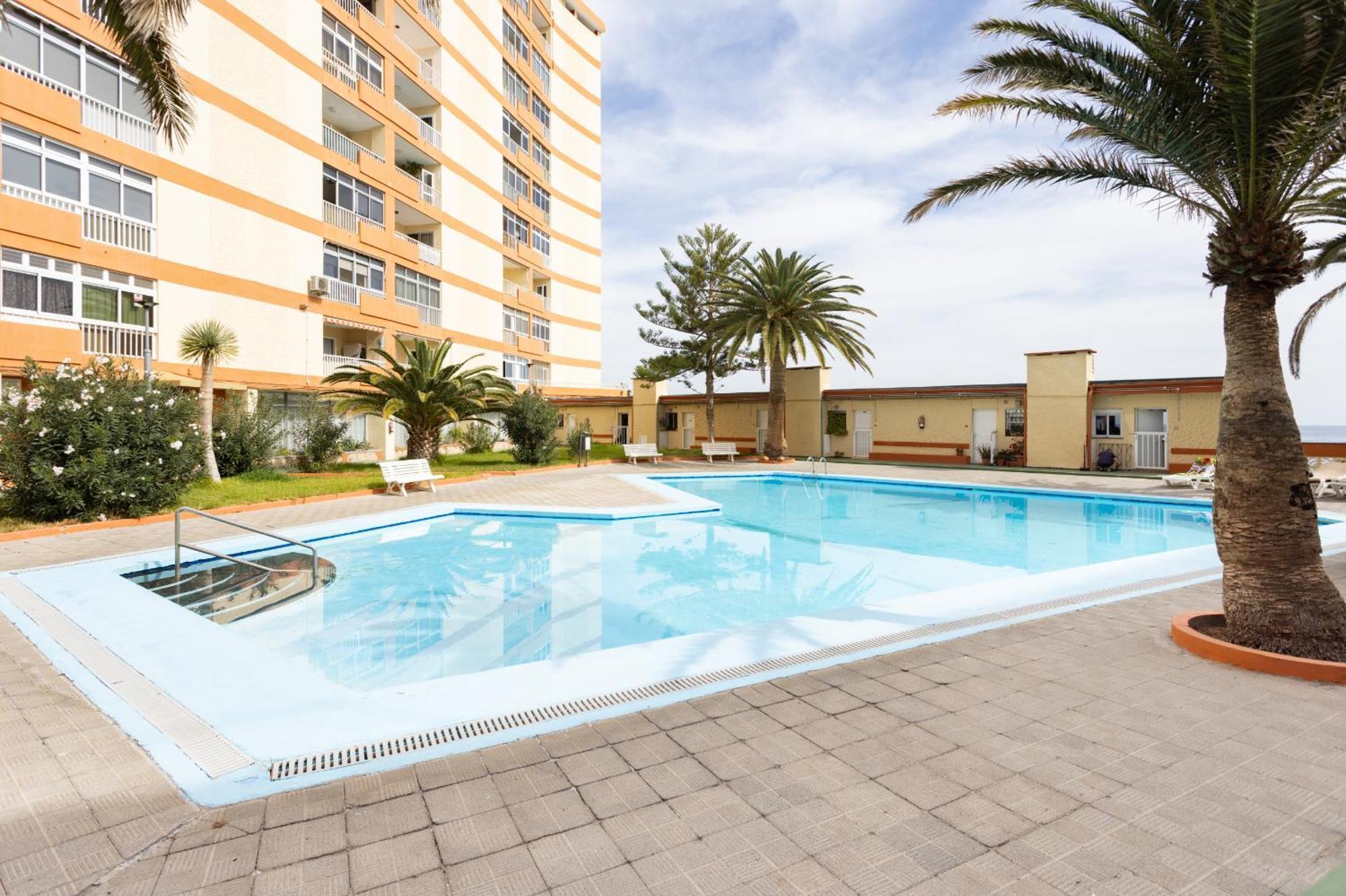 Frontline Duplex Las Arenitas With Pool Канделария Екстериор снимка